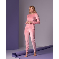 Домашній жіночий велюровий костюм