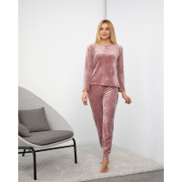 Домашній жіночий велюровий костюм